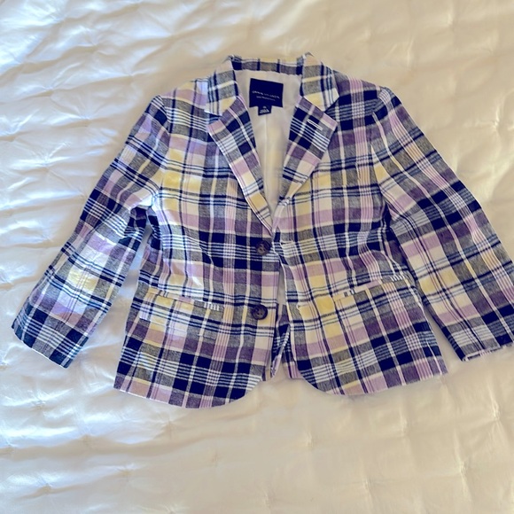 Janie Jack Madras Blazer - Picture 1 of 6
